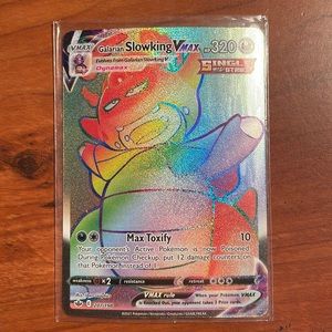 Pokémon Card- Galarian SlowkingVmax 207/198 Rainbow Rare